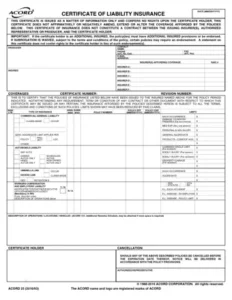 liability insurance free pdf form