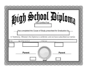 Novelty GED Diploma